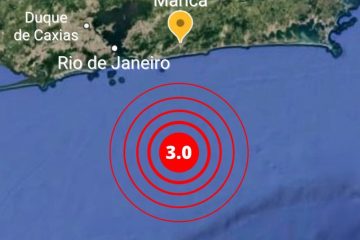 Tremor de terra é registrado no mar próximo a Maricá