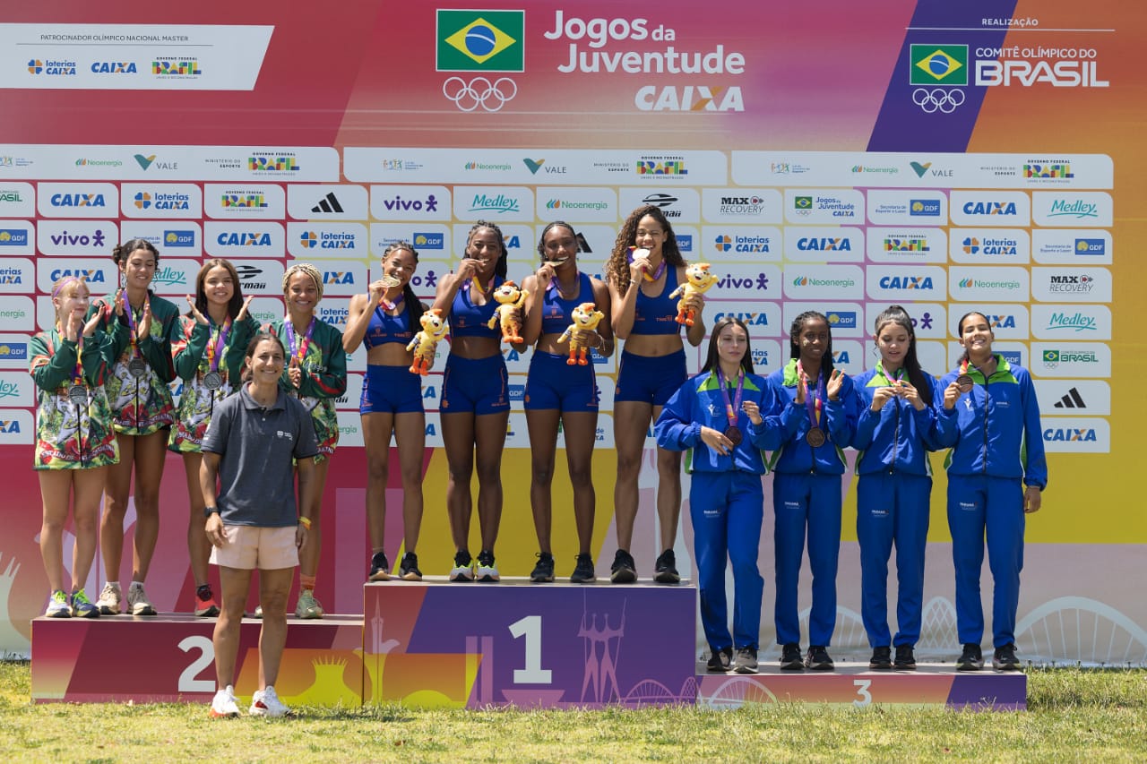 Aluna de Macaé, Luiza Teixeira conquista quatro medalhas nos Jogos da Juventude 2025