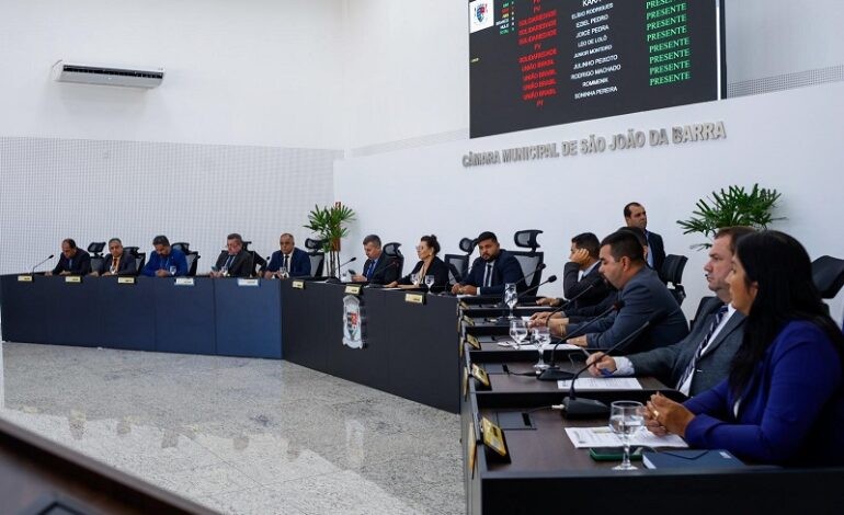 Câmara de São João da Barra aprova abono de Natal para servidores públicos