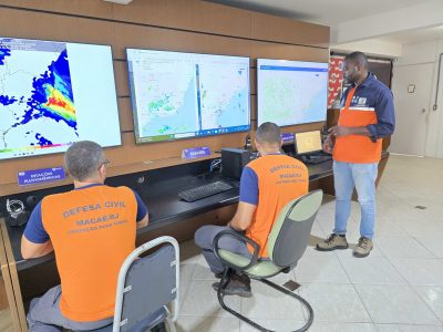 Defesa Civil emite alerta para ventos fortes de até 74 km/h até quinta-feira