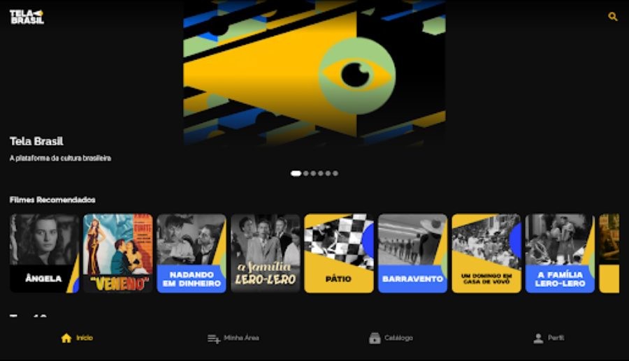 Streaming público e gratuito Tela Brasil é lancado com centenas de filmes