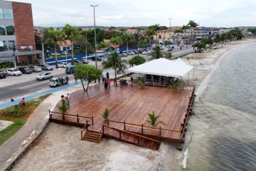 Novo deck amplia área de convivência na orla de Iguaba Grande