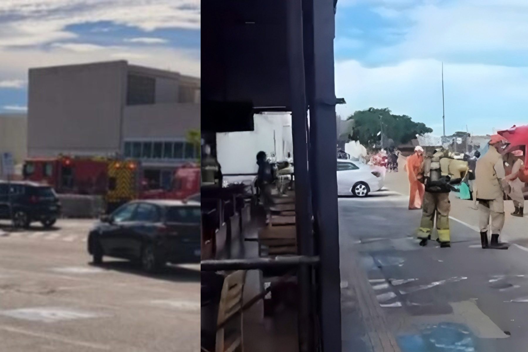 Princípio de incêndio em restaurante no Partage Shopping