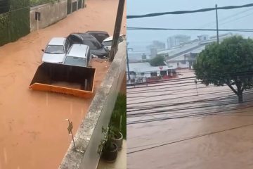 Temporal em Itaperuna provoca alagamentos, arrasta veículos e causa apagão