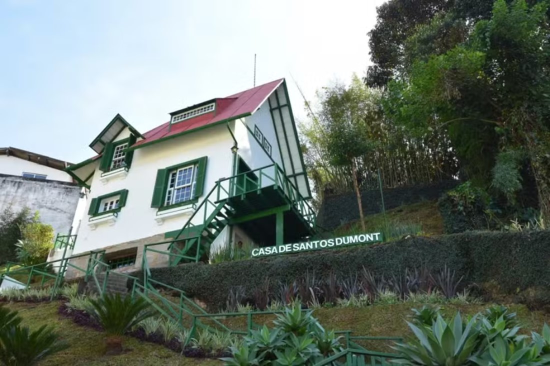Petrópolis faz 183 anos e libera entrada gratuita na Casa de Santos Dumont