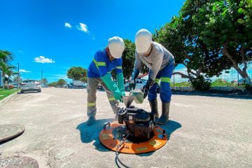 Teste com fumaça revela falhas na rede de esgoto em Búzios