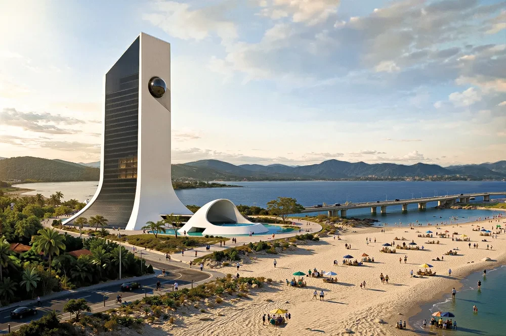 Com 10 obras inéditas de Oscar Niemeyer, Maricá quer transformar a cidade