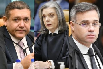 Governador do Rio: Nunes, Cármen e Mendonça votam por eleição indireta