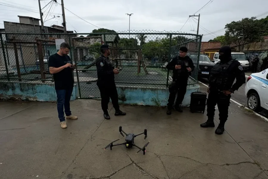 Drone ajuda a identificar furto de água em Cabo Frio