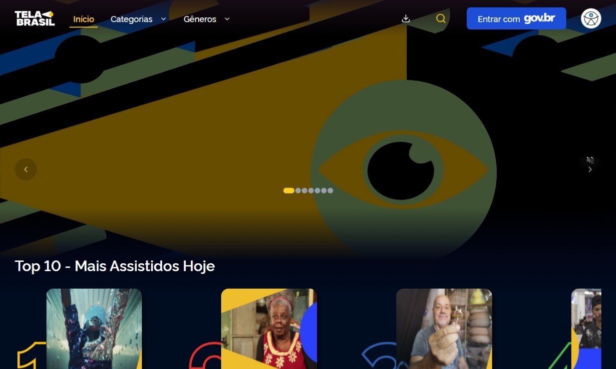 Streaming gratuito Tela Brasil estreia com mais de 500 obras nacionais; saiba como acessar