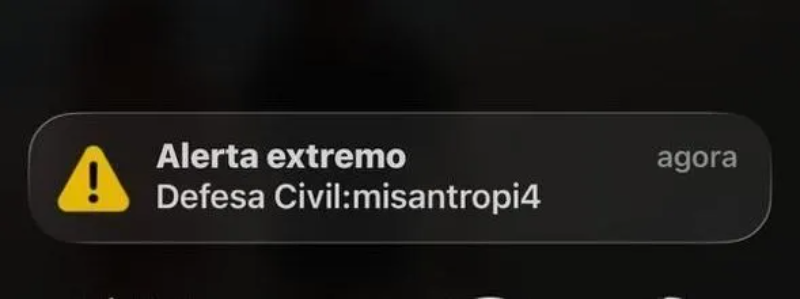 Alerta estranho em celulares leva Defesa Civil a suspeitar de ataque hacker
