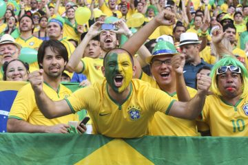 Brasil faz 3 a 0 contra Escócia em jogo empolgante e anima a torcida brasileira