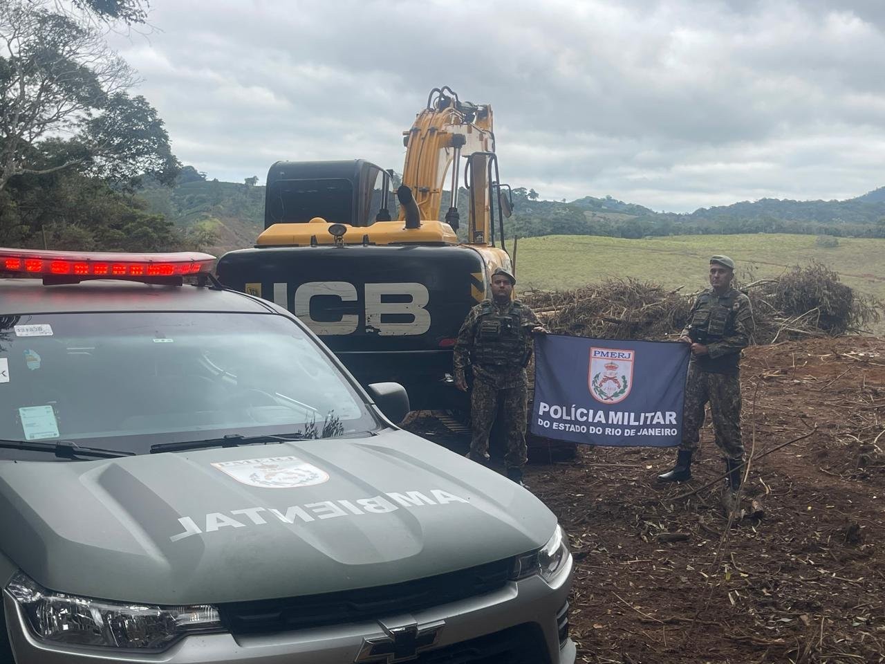 Denuncia de desmatamento em Varre-Sai em área equivalente a cinco campos de futebol