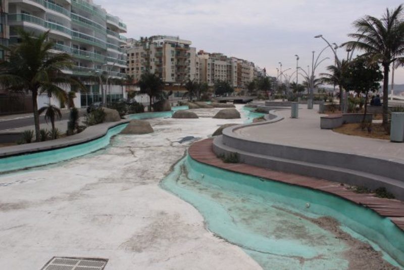 Praça das Águas começa a ser revitalizada e ganhará fontes interativas em Cabo Frio