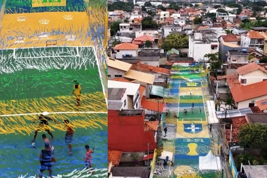 Rua decorada na Lapa em Campos dos Goytacazes viraliza nas redes sociais